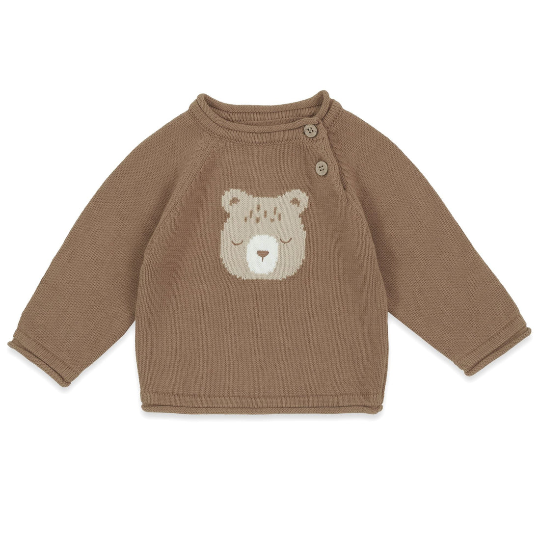 Bear Rolled Knit Jumper