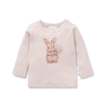 Cute Baby Toddler Bunny Print Long Sleeve Top