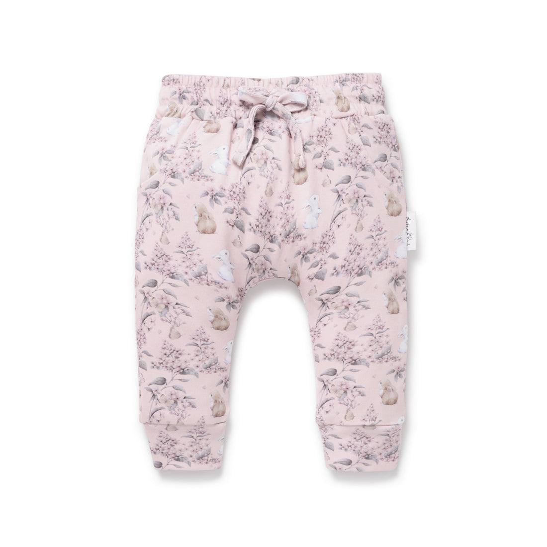 Baby Girl Pink Bunny Friends Harem Pants