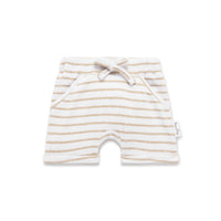 Stripe Rib Harem Shorts