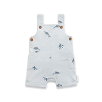 Baby Toddler Boys Blue Whale Orca Overalls