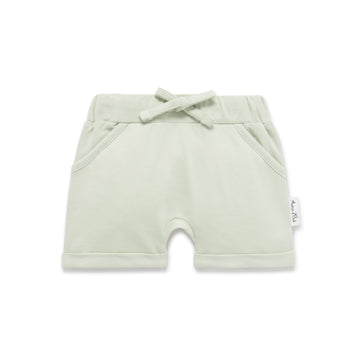 Sage Chambray Shorts