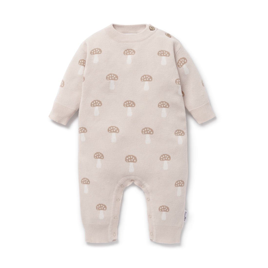 BAby  & Toddler Knitted Woodland Mushroom Knit Romper