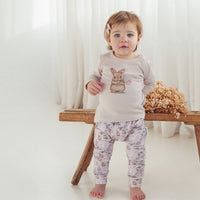 Baby Girl Pink Bunny Friends Harem Pants