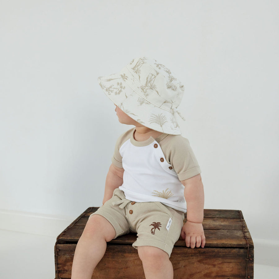 Baby & Toddler Canvas Summer Wide Brim Jungle Bucket Hat