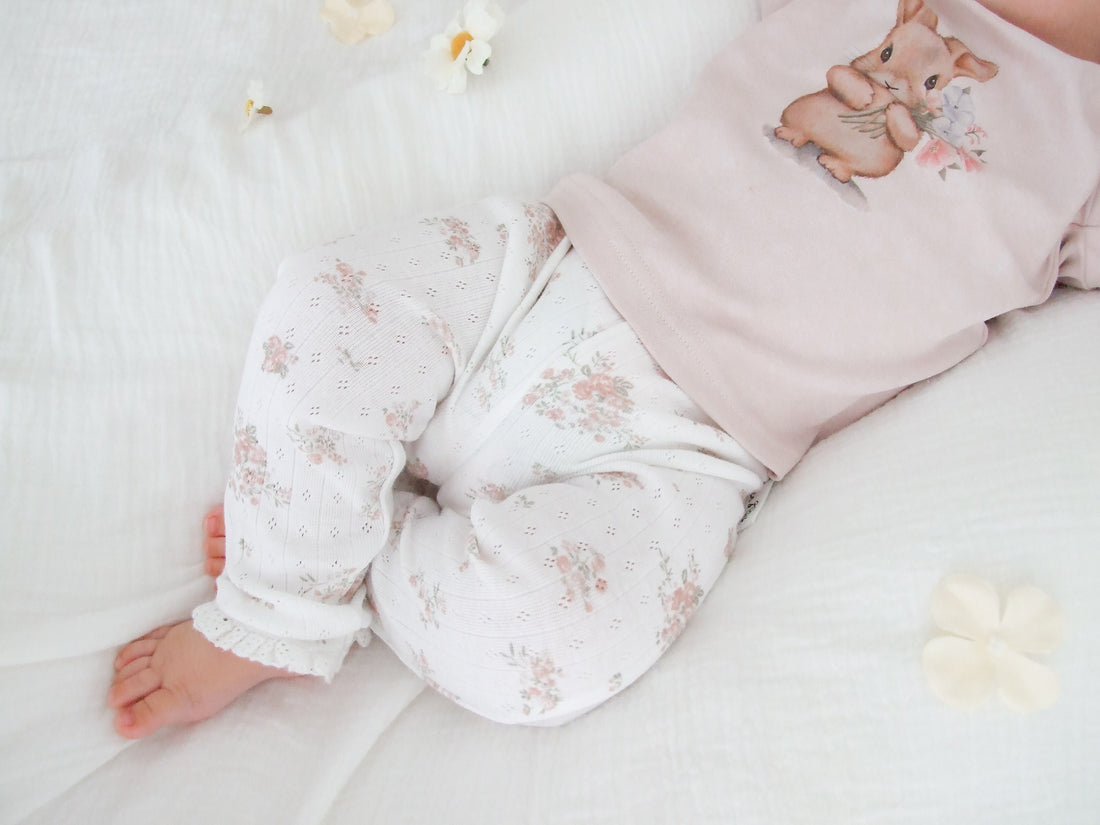 Posie Floral Pointelle Leggings