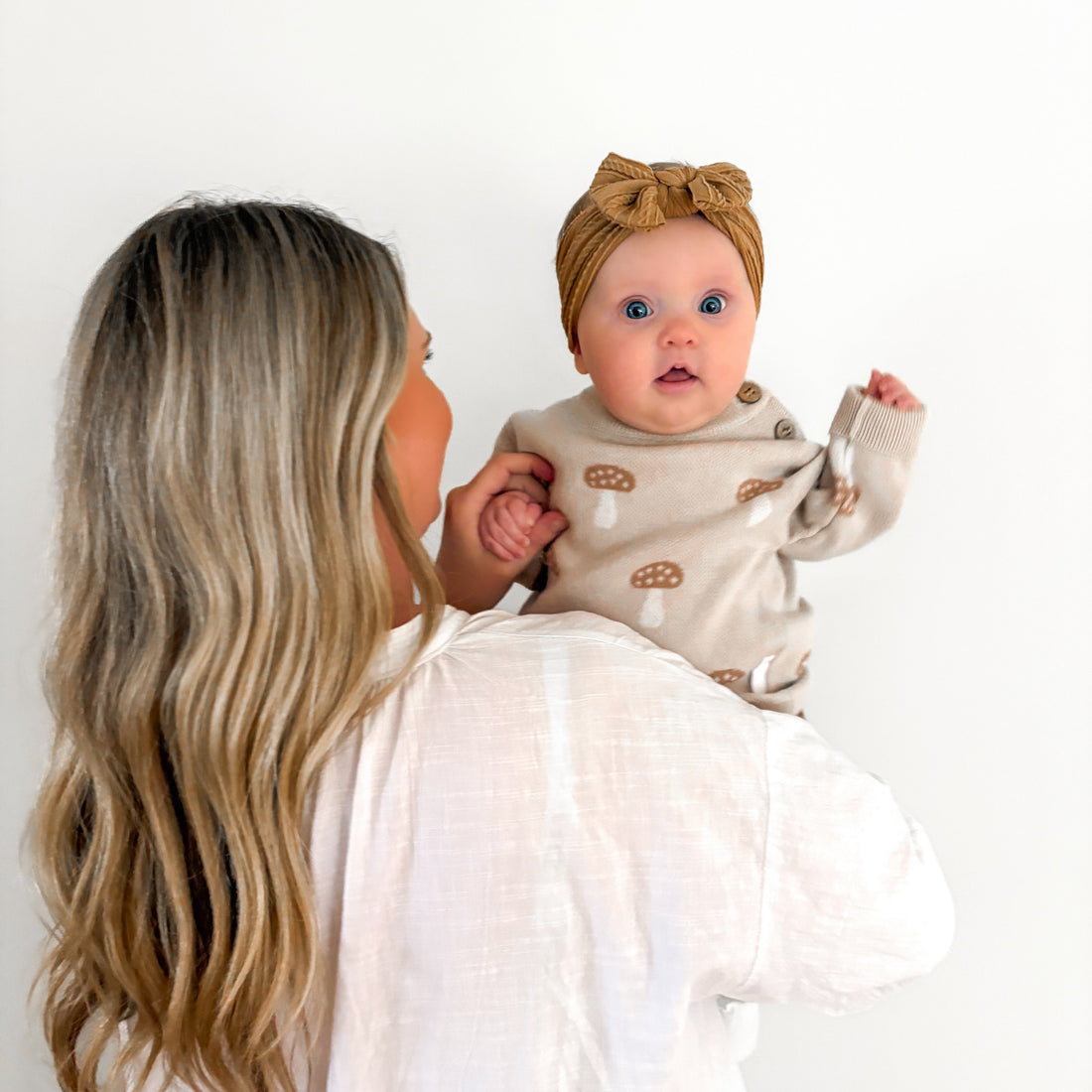 Baby Knitted Woodland Mushroom Knit Jumper