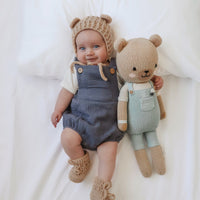 Flint Blue Muslin Playsuit