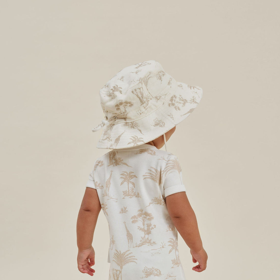 Baby & Toddler Canvas Summer Wide Brim Jungle Bucket Hat