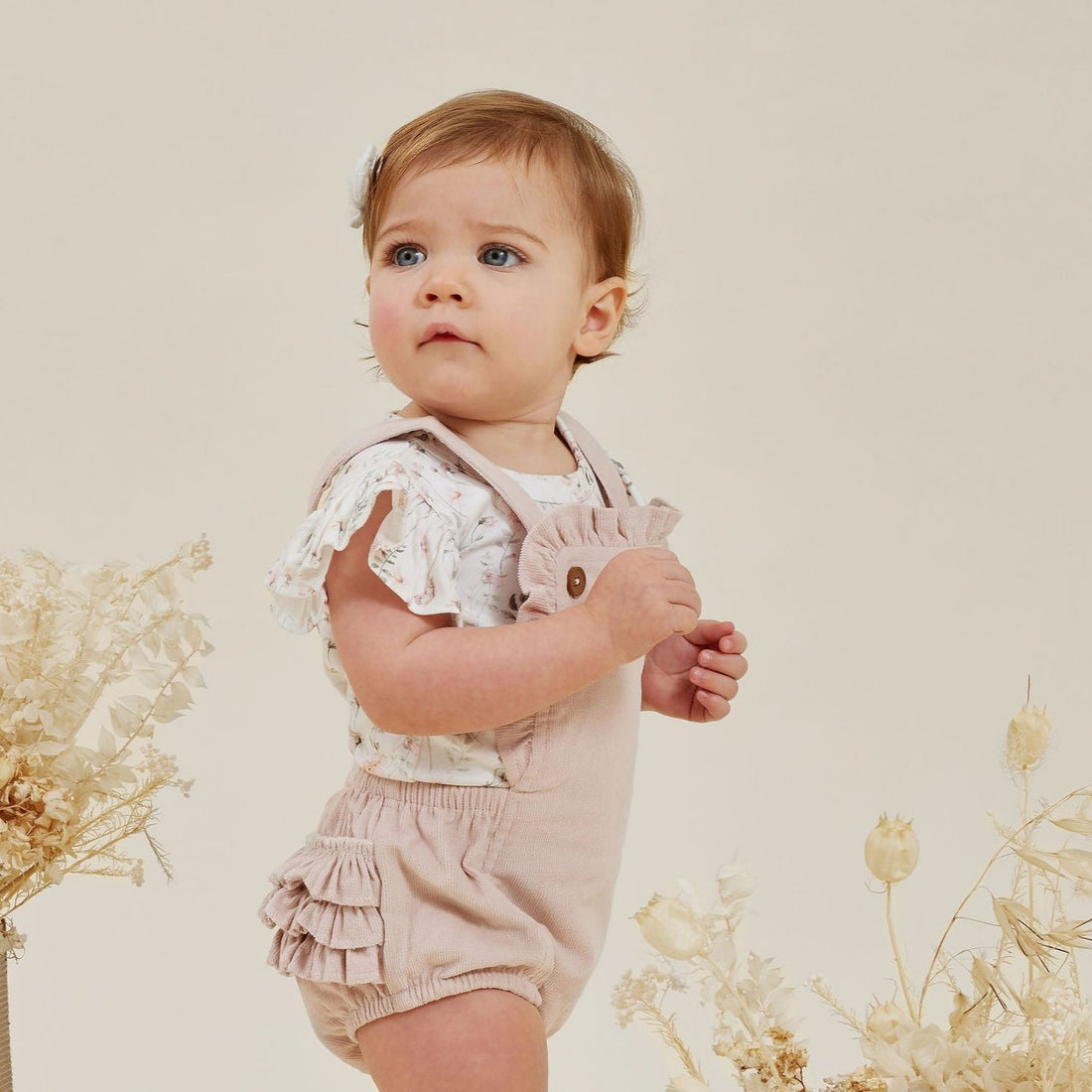 Pink Corduroy Playsuit