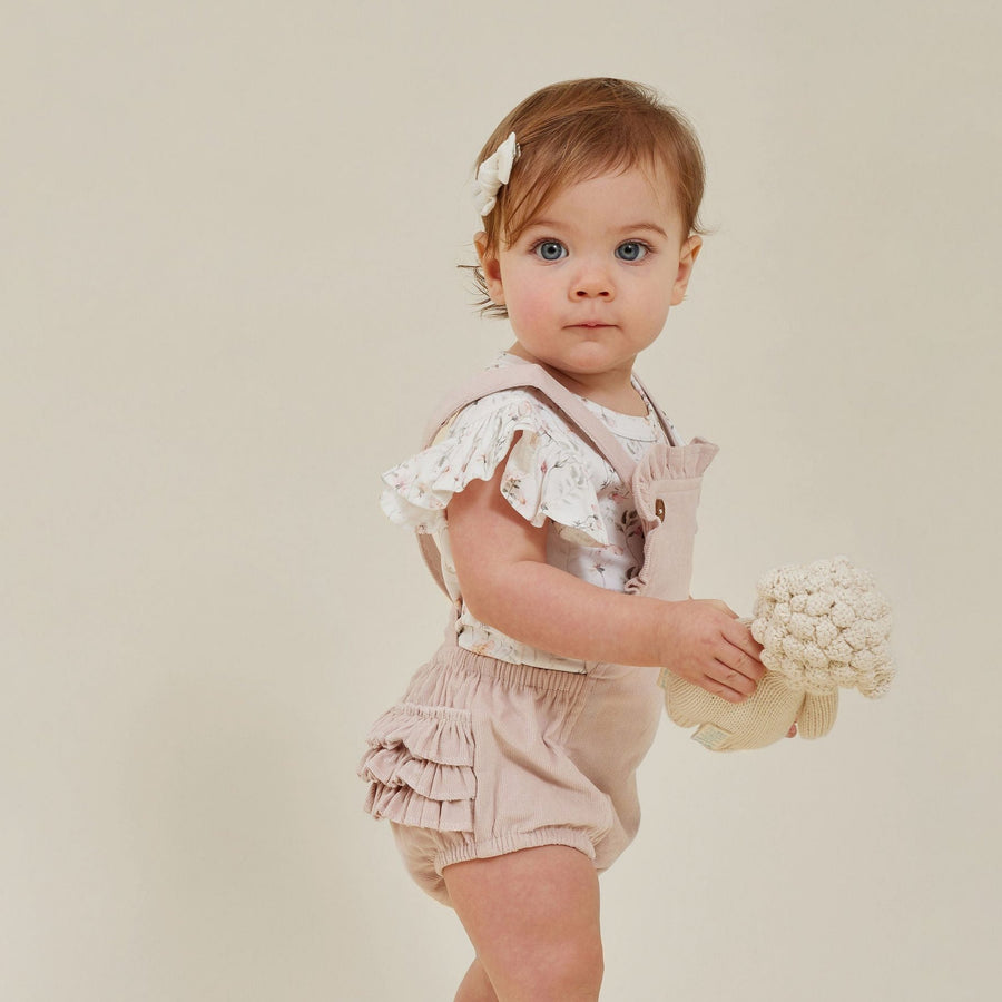 Pink Corduroy Playsuit