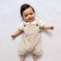 Baby Boys Corduroy Sand Cord Overalls Summer