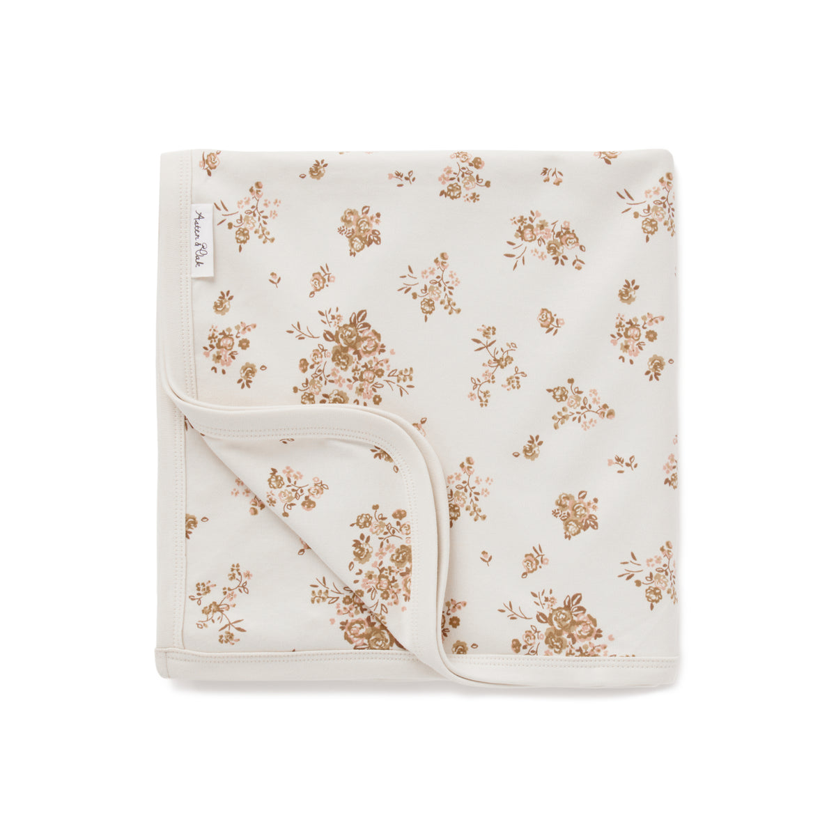 Aster & Oak Girls Organic Posy Floral Baby Wrap