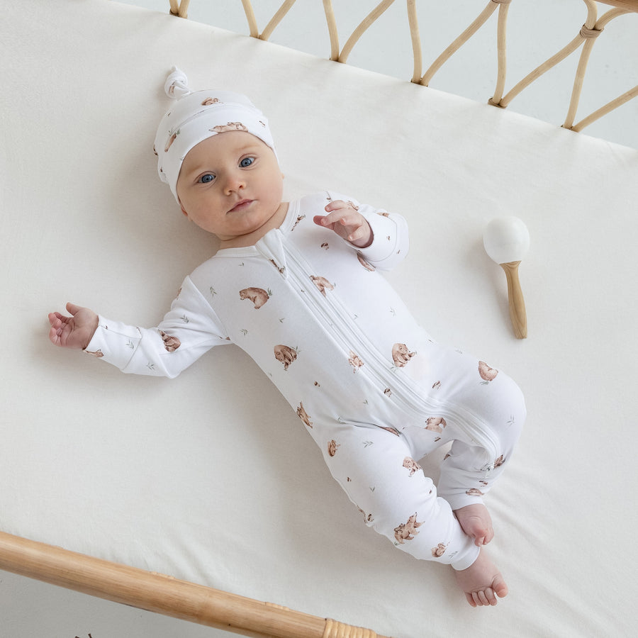 Baby & Newborn Little Bear Zip Romper Zippy Suit 