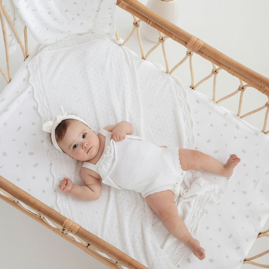 Leaf cot sheets best sale